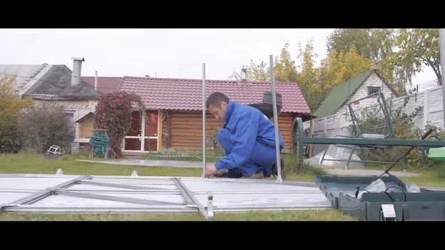 Видео по сборке и установке теплицы Апельсин PRO смотреть онлайн