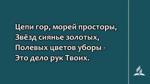 №4 Славим, славим в песнопеньях | Караоке с голосом | Гимны надежды