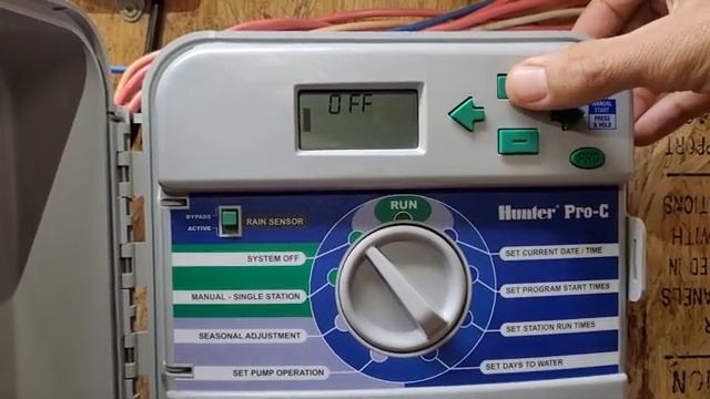 How to set a Rain Delay on a Hunter Pro-C or Hunter ICC irrigation controller смотреть онлайн