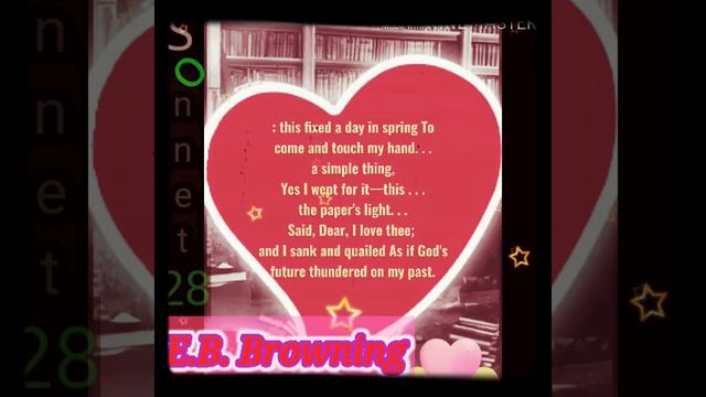 Sonnet 28...... E.B. Browning смотреть онлайн