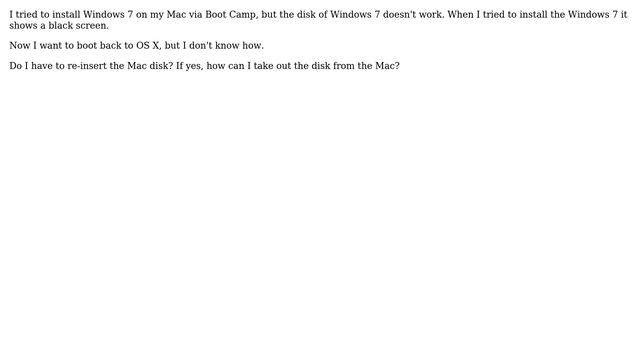 Apple: How do I boot from my Mac partition? смотреть онлайн
