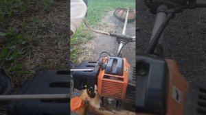 ремонт стартера храповика бензокосы триммера