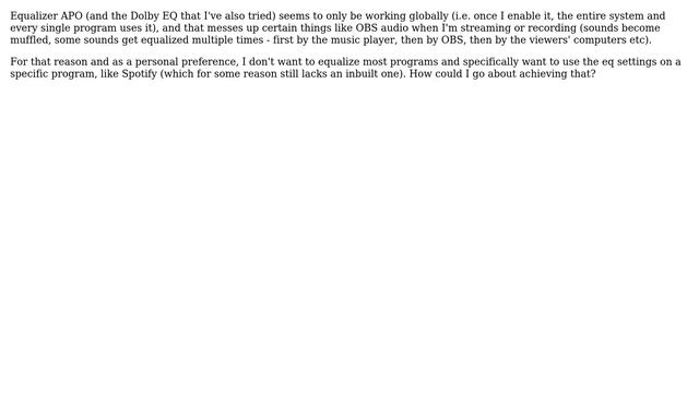 Windows 10 per app equalizer смотреть онлайн