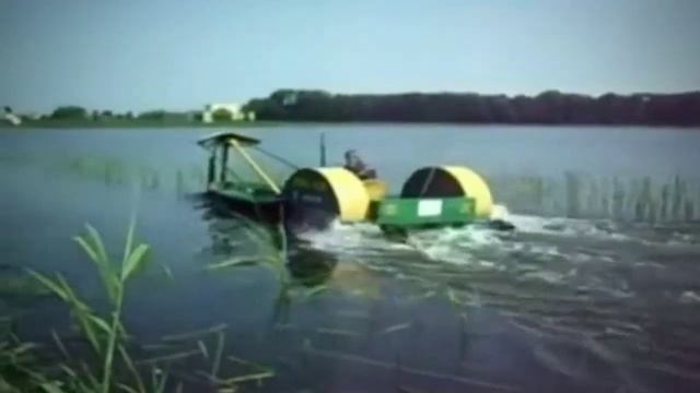 Лодка-косилка для уборки камыша ЛК-12А смотреть онлайн