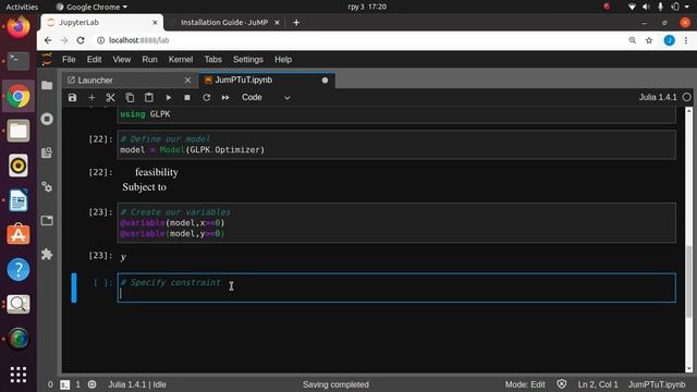 Linear Programming in Julia using JuMP смотреть онлайн