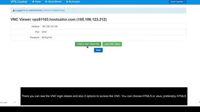 How to access KVM servers via VNC from SolusVM смотреть онлайн