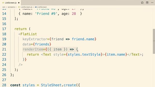 React Native + Hooks Course Chapter#3 "List Building - With Style!" Part#18 "Exercise Solution" смотреть онлайн