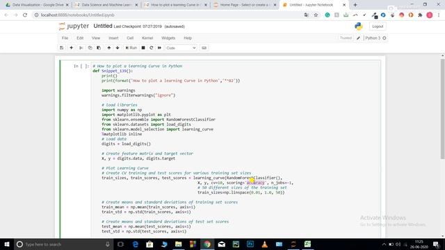 How to plot a Learning Curve in Python? смотреть онлайн