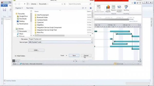 Project Tracker Importing Microsoft Project xml files