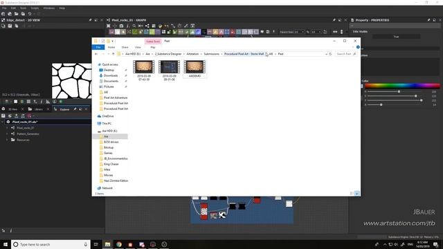 Procedural Pixel Art Texture - Substance Designer смотреть онлайн