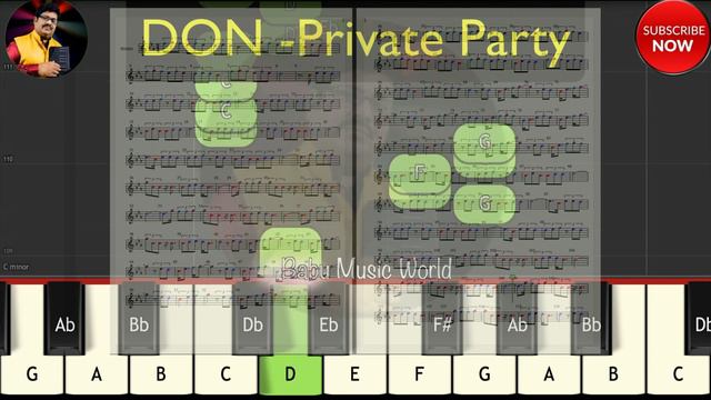Don - Private Party WITH NOTES how to play song #BMW #babumusicworld EASY PLAY MUSIC NOTES смотреть онлайн