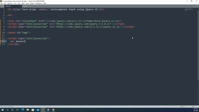 Autocomplete Input using jQuery UI смотреть онлайн