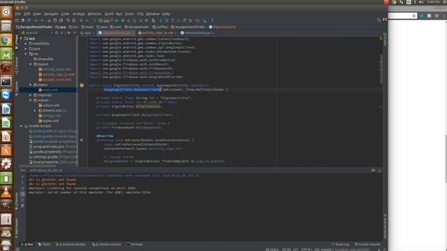 Firebase Android Tutorial - Setting up Authentication смотреть онлайн