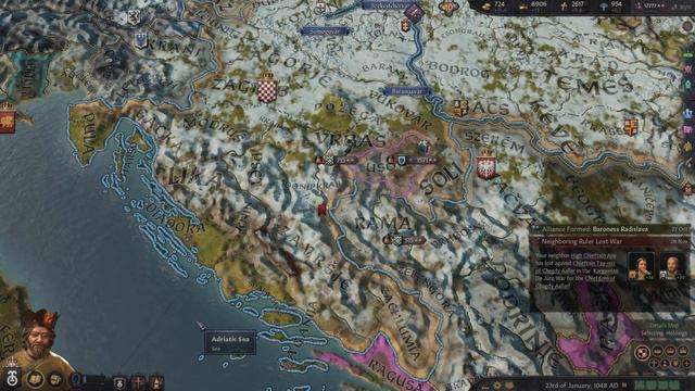 Crusader Kings III - Pannonian Avars: Episode 24 - De Jure Claims in Bosnia & Inspired Adventurers смотреть онлайн