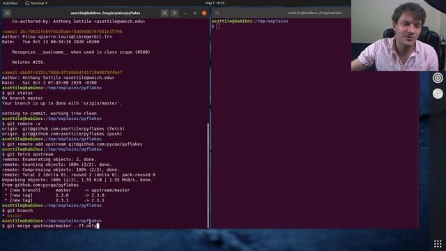 updating a forked repository (beginner - intermediate) anthony explains #281 смотреть онлайн