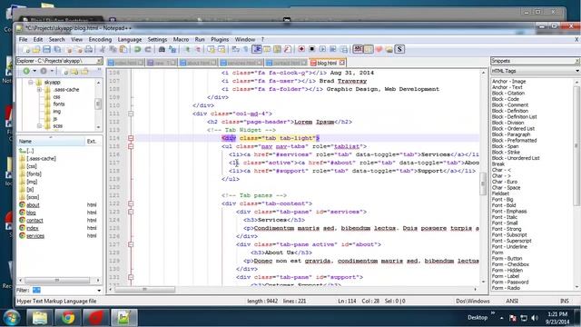 Build An HTML5 Template With Bootstrap and SASS - Part 5 смотреть онлайн