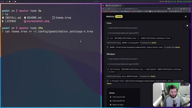 How To Theme Godot 4 | Godot Dracula Theme Install смотреть онлайн