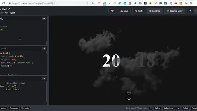 How To Make a Use HTML Sass Jason Animation Effect Scroll-out смотреть онлайн