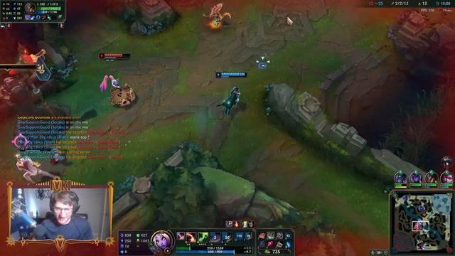 Soraka, but I start the game with 2200 gold and get a free Mythic смотреть онлайн