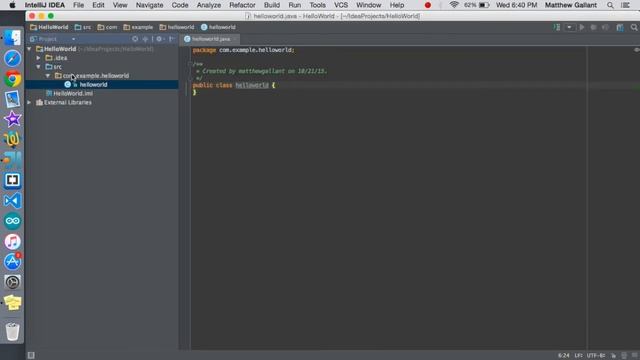 Java Hello World In Intellij Idea ~ #1 смотреть онлайн