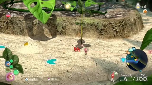 Pikmin 3 Deluxe Gameplay Walkthrough Part 8 - Day 8! Tropical Wilds! смотреть онлайн