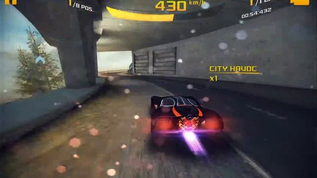 Asphalt 8 - B-Class Cup | Clifftop Run | Mercedes-Benz Biome 01:10.889 ST