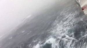 Потеря груза во время ШТОРМА!