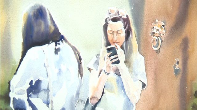 Андрей Есионов. Отражения в цветной воде. Акварели и рисунки смотреть онлайн