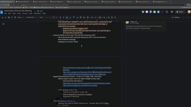 Kubernetes SIG Network meeting for 20230525 смотреть онлайн