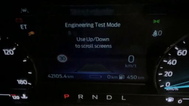 Ford Kuga PHEV, Engineering Test mode, 12V monitor. смотреть онлайн