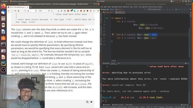Rust: Smart Pointers (RC) смотреть онлайн