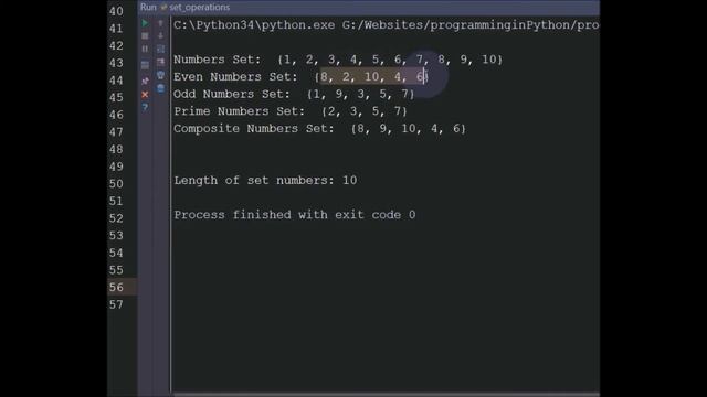 Python Datatype SET - Set Operations in Python || Data types || programminginpython.com смотреть онлайн