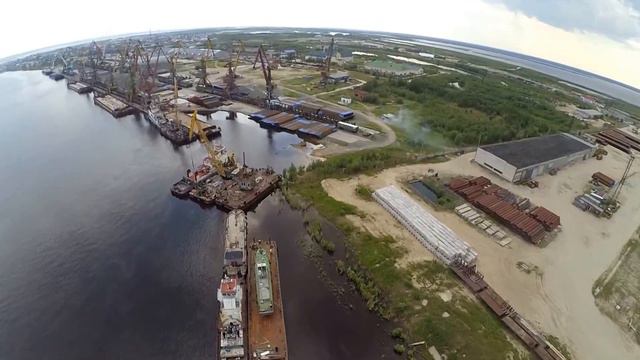 Нягань - Приобье. Паром из Салехарда. смотреть онлайн