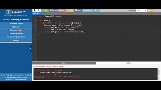 Java Enter Username & Password смотреть онлайн