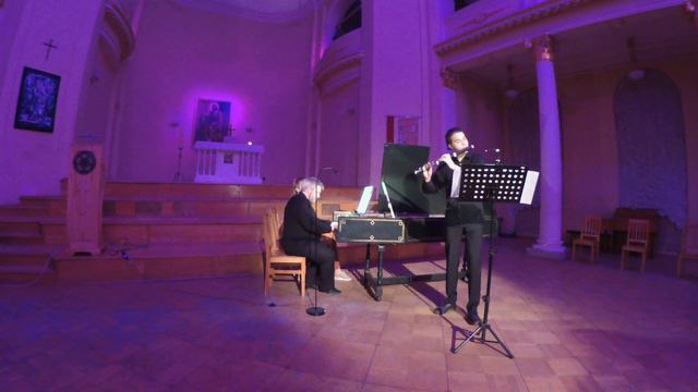J.B. de Boismortier, Sonata in g-moll for flute and harpsichord. Shulyakovskiy\Kolomiitsev смотреть онлайн