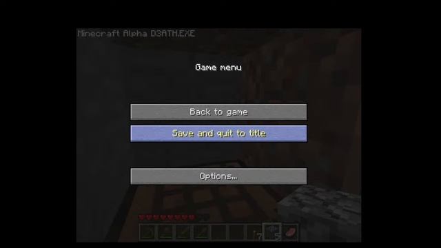minecraft Alpha Death.exe live смотреть онлайн