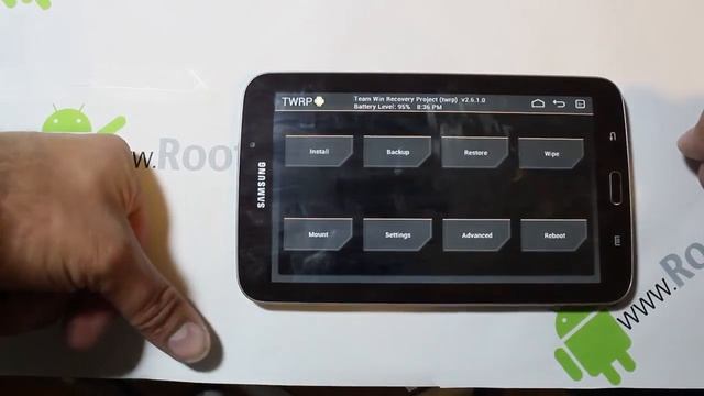 Samsung Galaxy Tab 3 Nandroid Restore in TWRP Recovery смотреть онлайн