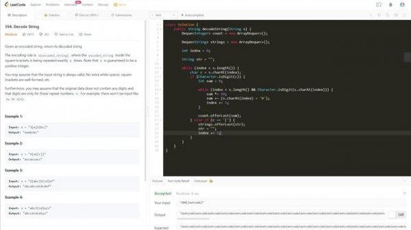 394. Decode String LeetCode Java solution
