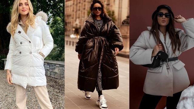 МОДНЫЕ ПУХОВИКИ НА ОСЕНЬ-ЗИМА 2023-2024❤️ СТИЛЬНЫЙ АУТФИТ С ВЕРХНЕЙ ОДЕЖДОЙ❤️