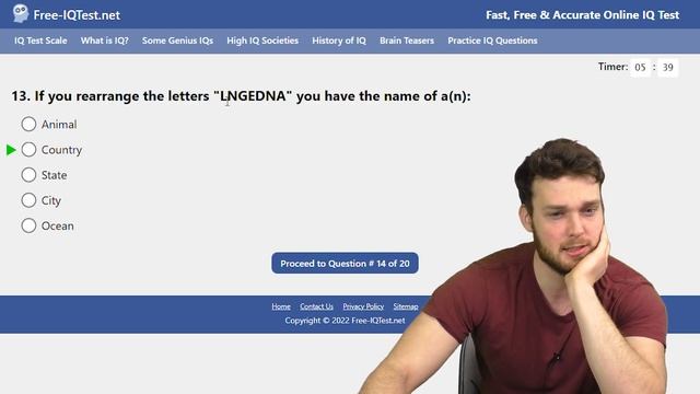 Taking An IQ Test For The First Time смотреть онлайн