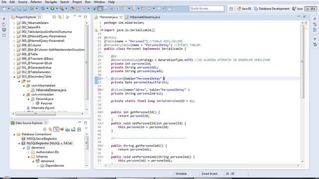 Hibernate 030 Secondary Table смотреть онлайн