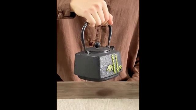 Чугунный чайник для заваривания чая. смотреть онлайн