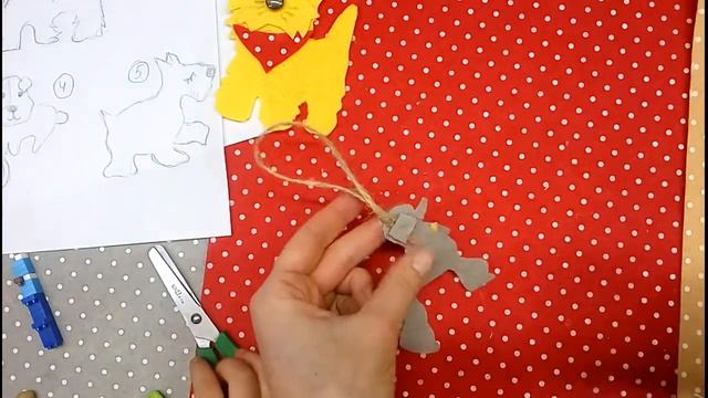 ? Как сделать собачку из фетра за 1 минуту ?