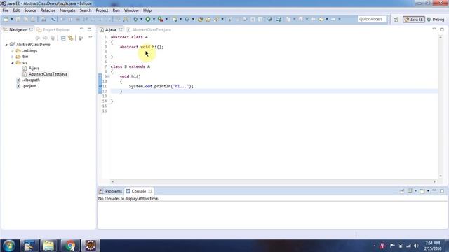 What is an abstract class? | Java abstract class (abstract method) | Java Tutorial смотреть онлайн