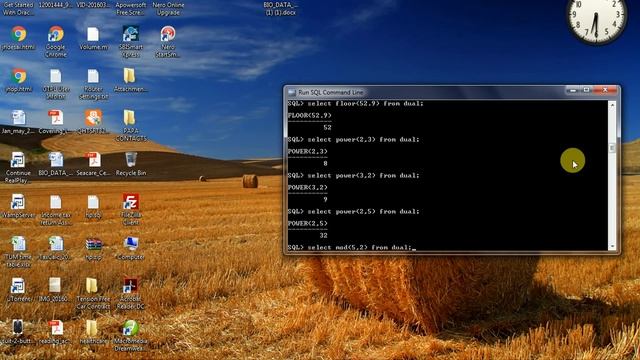 How to Implement Numeric or maths Functions in Oracle 10g Database. смотреть онлайн
