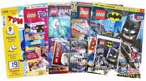 LEGO BATMAN, NINJAGO, STAR WARS, ТРИ КОТА Журналы СЮРПРИЗЫ и ИГРУШКИ по мультикам! Surprise unboxing