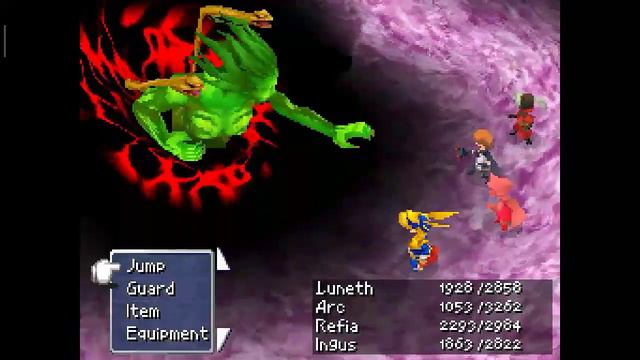 Final Fantasy III (DS) - Final Boss Cloud of Darkness смотреть онлайн