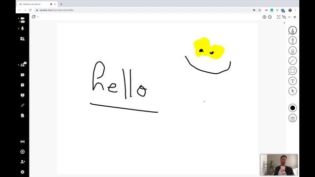 Samba Live Video Conferencing Tutorial - Whiteboard смотреть онлайн