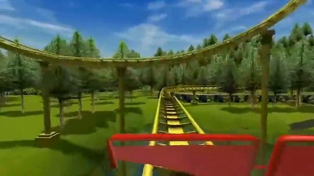 Mega Drop a RCT3 custom roller coaster смотреть онлайн