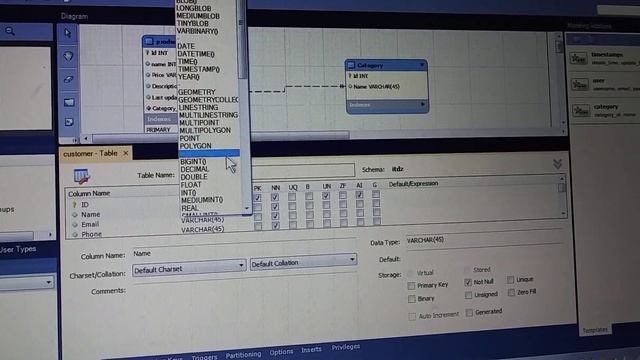 Could not set a new data type in MySqL; the given data type contains errors смотреть онлайн